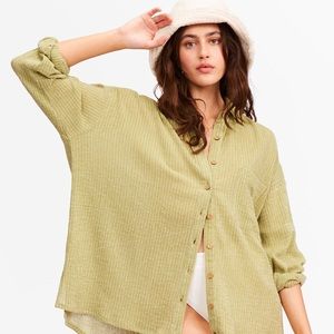 Billabong In The Tide Striped Button-Down Shirt